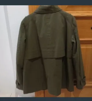 Parka 3/4 tipo Barbour verde