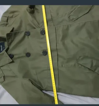 Parka 3/4 tipo Barbour verde