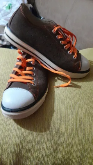 Zapatos de seguridad marrones talla 40