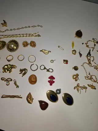 Oferta Lote Bisutería Vintage Joyería Antigua