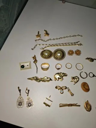 Oferta Lote Bisutería Vintage Joyería Antigua