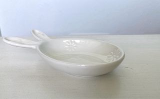 Portaoggetti ceramica coniglietto fiori