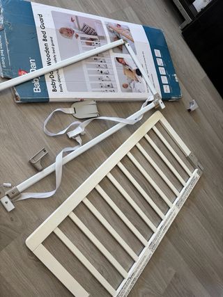 Barra protectora madera blanca BabyDan