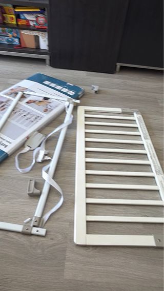 Barra protectora madera blanca BabyDan
