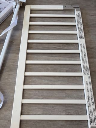 Barra protectora madera blanca BabyDan