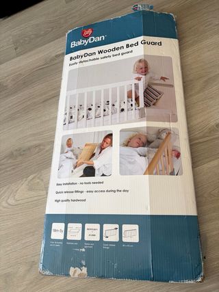 Barra protectora madera blanca BabyDan