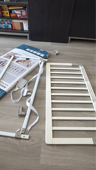 Barra protectora madera blanca BabyDan