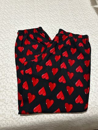 Pijama Victoria's Secret Corazones Rojo