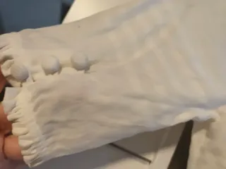 Vestido de comunión blanco roto