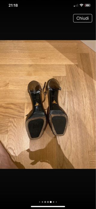 Scarpe Prada marroni con fiocco