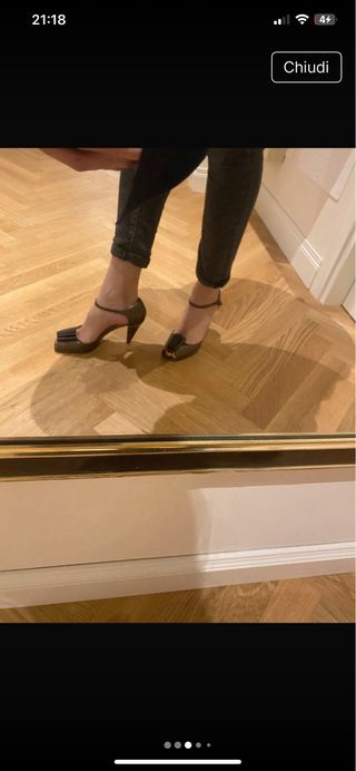Scarpe Prada marroni con fiocco