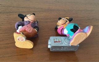 Muñecos Mickey y Minnie estilo hip hop marca Bully