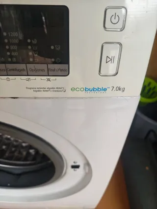 Lavadora Samsung ecobubble 7.0kg