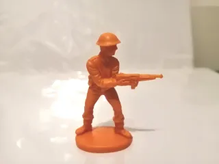 Soldatini di plastica con bandiera - Vintage 80