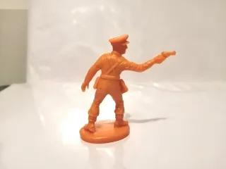 Soldatini di plastica con bandiera - Vintage 80