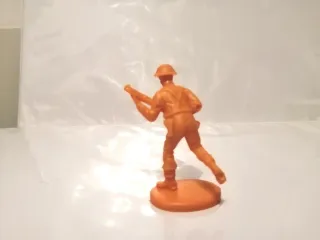 Soldatini di plastica con bandiera - Vintage 80