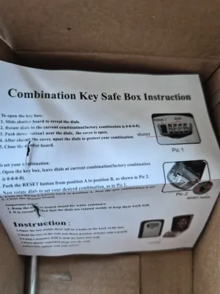 Caja Fuerte para Llaves con combinación Nueva