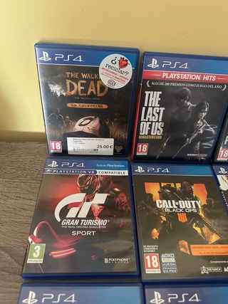 PS4 Juegos: The Last of Us, FIFA 19, 20, y más