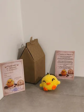 Pollito Rayito de Sol Crochet