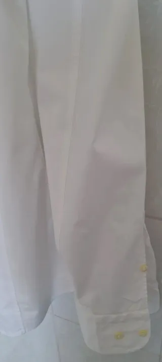 Camicia Nava uomo collo alla coreana bianca