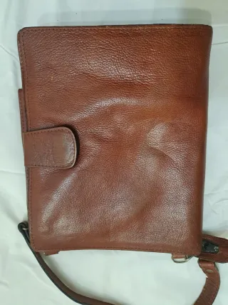 Cartera retro piel portadocumentos