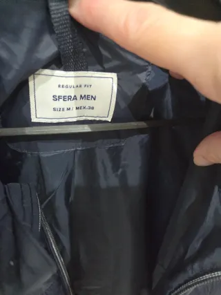 Cazadora caballero azul Talla M