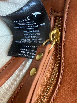 Bolso Soeur Bellissima Mini Cuero Marrón