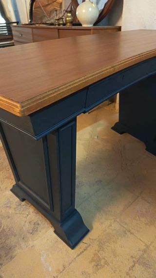 Escritorio antiguo restaurado madera
