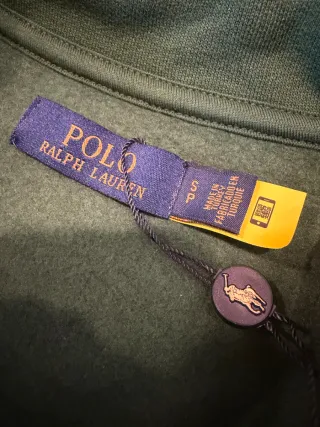 Jersey cuello alto Polo Ralph Lauren Bear Verde