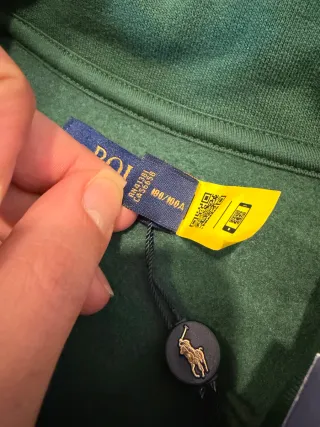 Jersey cuello alto Polo Ralph Lauren Bear Verde