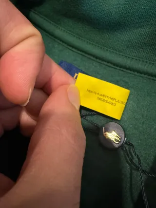 Jersey cuello alto Polo Ralph Lauren Bear Verde