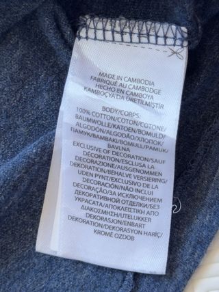 T-shirt Polo Ralph Lauren azul tamanho S