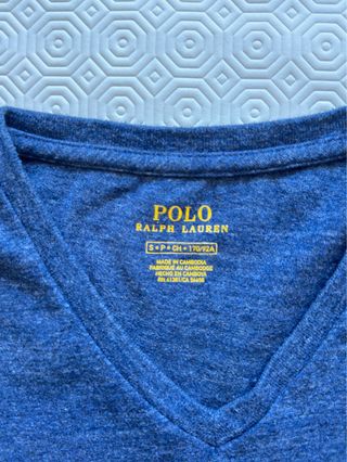 T-shirt Polo Ralph Lauren azul tamanho S