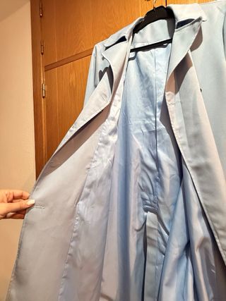 Gabardina forrada azul BEBÉ