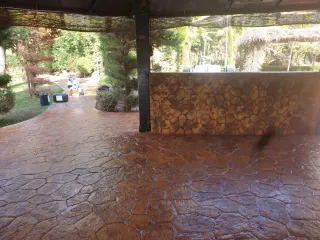 Pavimento impreso de hormigón