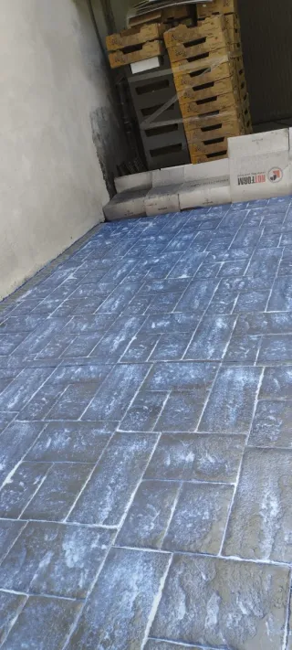 Pavimento impreso de hormigón