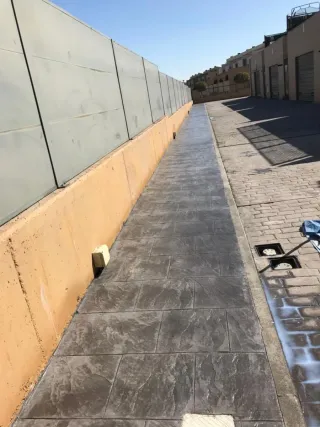 Pavimento impreso de hormigón