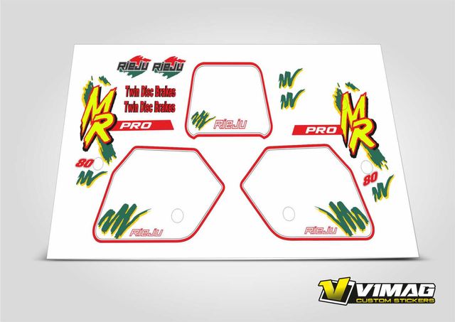 Adhesivos compatibles con RIEJU MR 80 PRO