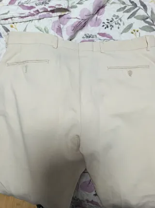 Traje de Novio Beige Talla L (54 Americana)