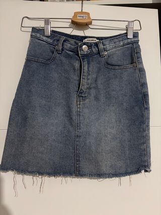 Falda vaquera Pull & Bear