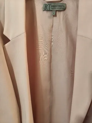 Americana Oversize Roberto Torreta Rosa