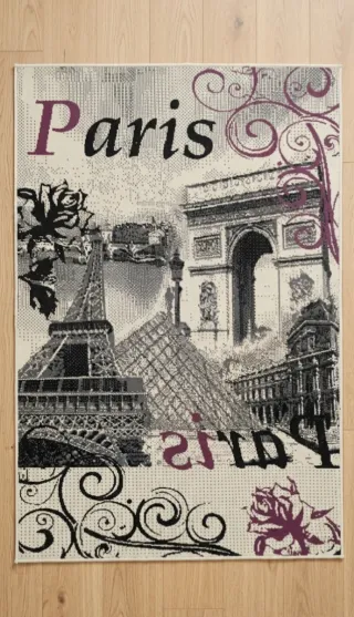Alfombra Paris Beige y lila