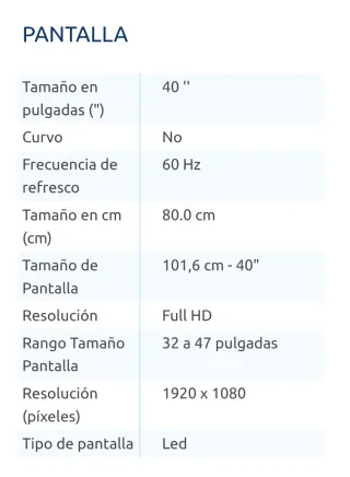 TV Daewoo 40 FHD 40DE05FL1 (Precio  Negociable)