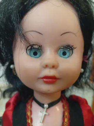 Muñeca Regional Antigua Años 50