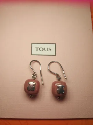 Pendientes Tous  Rosa y Plata