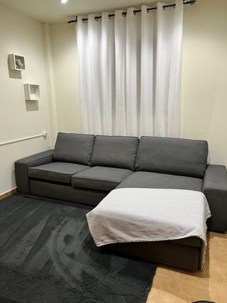 Sofá Chaise Longue Gris