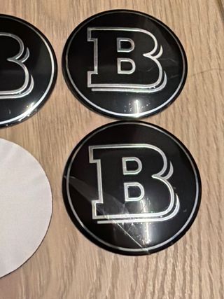 4x Emblemas Brabus 56mm Adhesivos