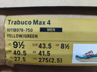 Asics Trabuco Max 4 Talla 43.5