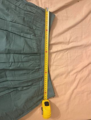 Falda verde Massimo Dutti bordada