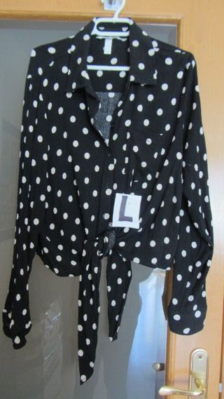 Blusas Desigual y Zara, tallas L